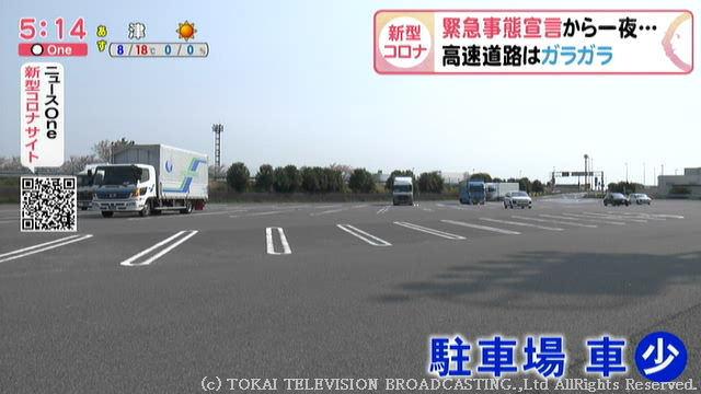 特集 緊急事態宣言で 対象地域 へつながる高速道路どうなった トラック運転手 乗用車3割位減ったんじゃ