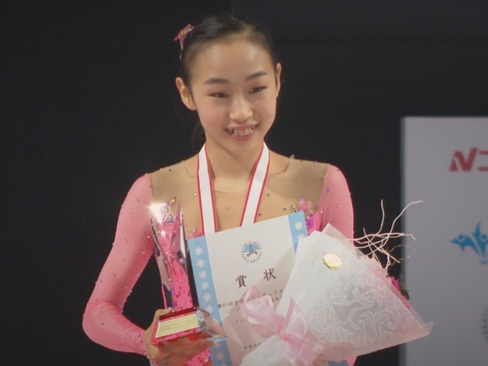 フィギュア山田満知子コーチの門下生 16歳の松生理乃が全日本選手権へ 全日本ジュニアで初優勝 東海テレビnews