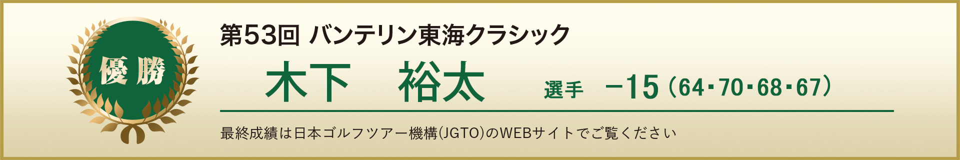 バンテリン東海クラシック | 東海テレビ