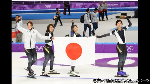 北京オリンピック　スピードスケート女子団体・男子団体パシュート決勝
